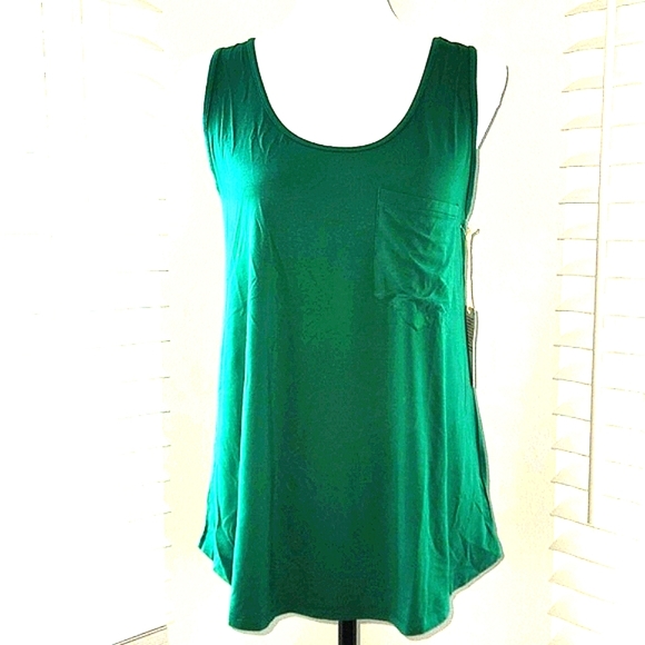 Grace & Lace Women's Green Tank Top S - Picture 1 of 10